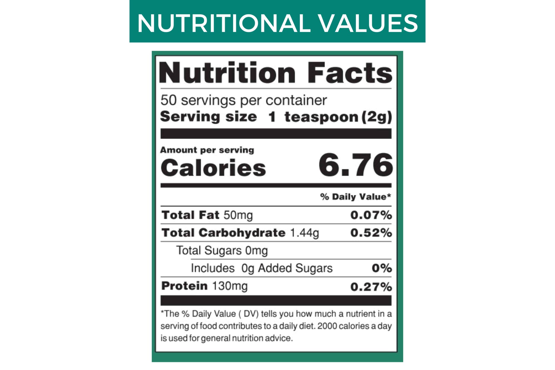 Kidney Boost Formula Nutritional Information